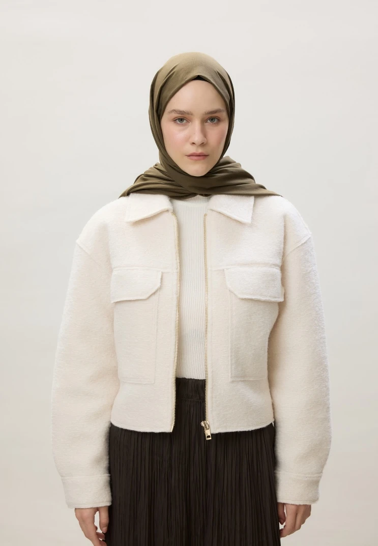 HAKİ Fresh Scarfs İnce Pamuk Vual Şal