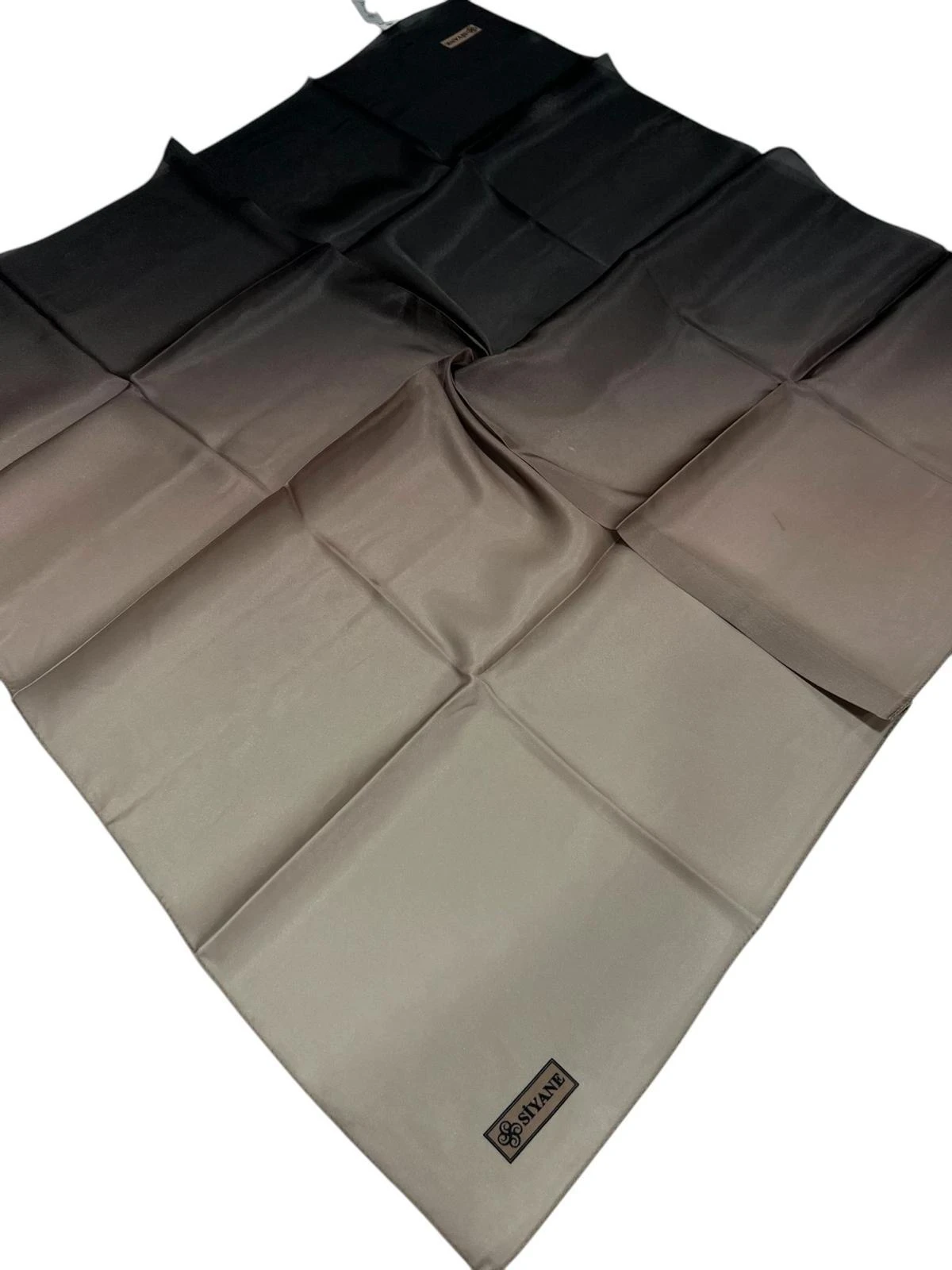 Kum Beji Siyane Scarf Degrade Kristal Eşarp