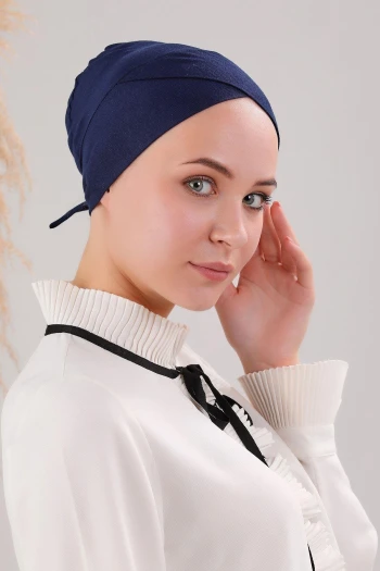 LACİVERT Çapraz Bone