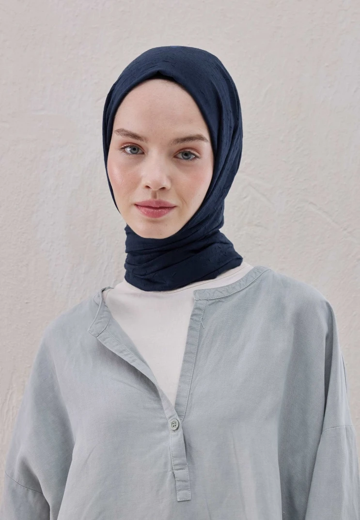 LACİVERT Fresh Scarfs Bambu Şal