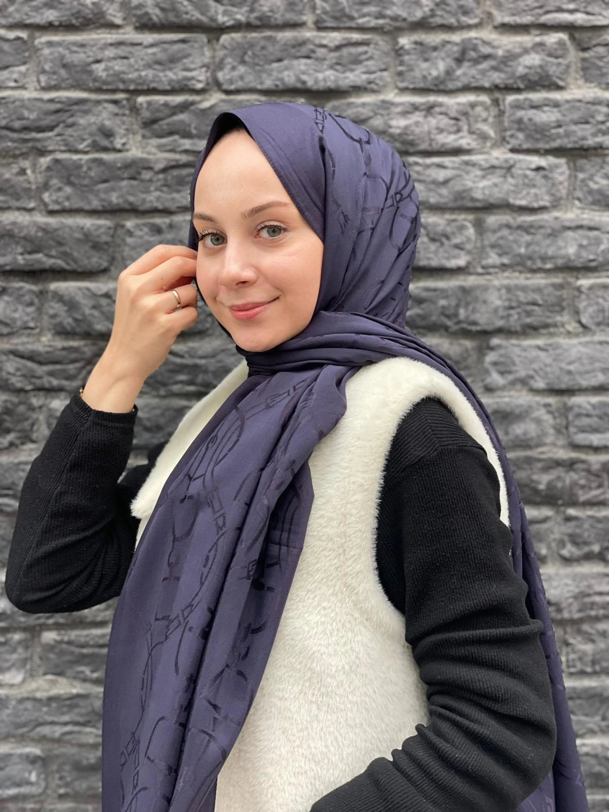 LACİVERT Harem Scarf Maria Şal