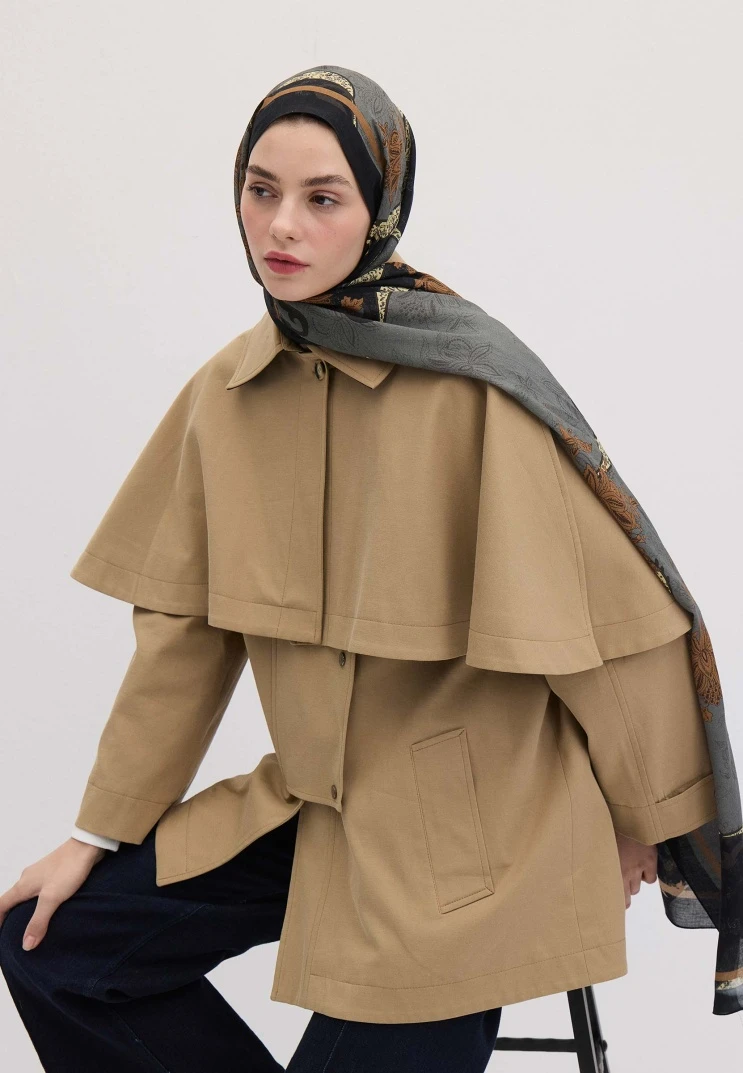 SİYAH Fresh Scarfs Sıenna Desen Şal