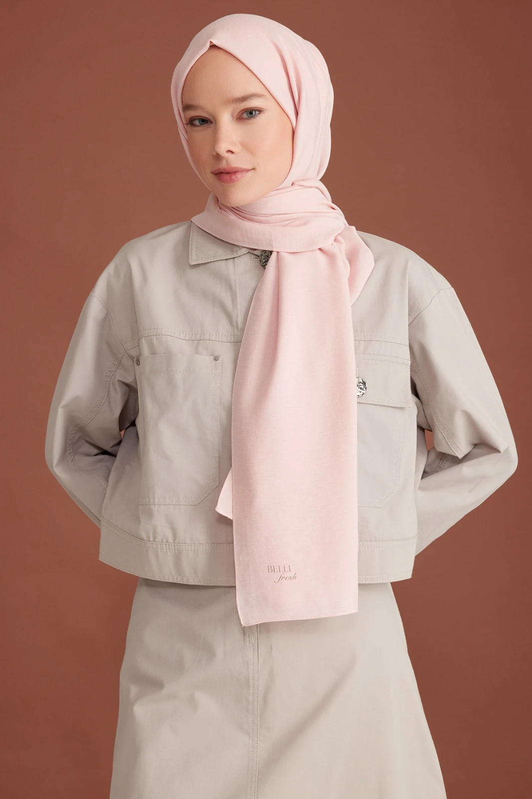 09 Belli Fresh Coral Şal