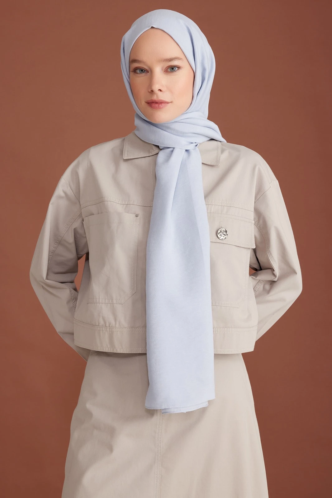 17 Belli Fresh Coral Şal