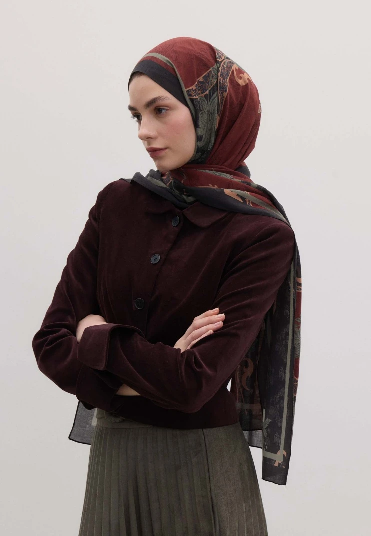 BORDO Fresh Scarfs Sıenna Desen Şal