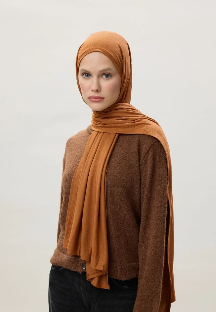 Bronz Fresh Scarfs Penye Şal