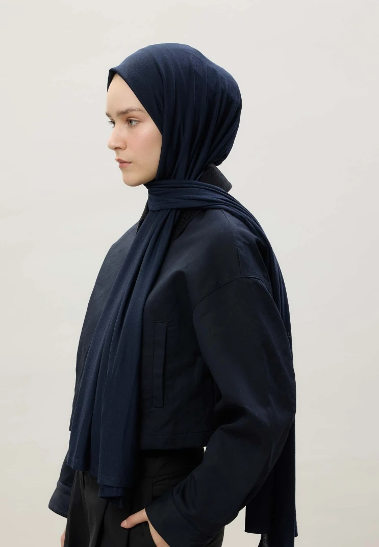 LACİVERT Fresh Scarfs Penye Şal