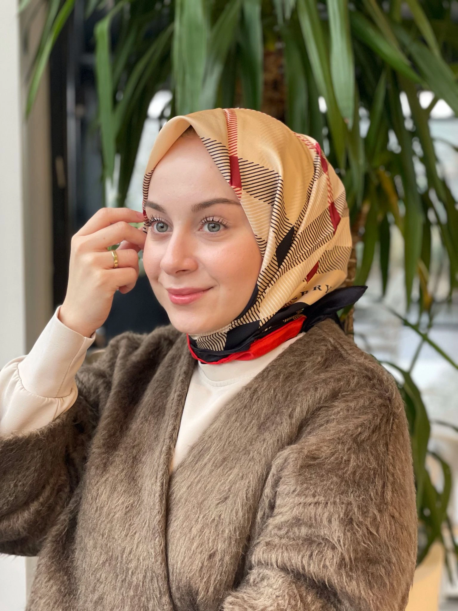 17 Sima İthal Twill İpek Eşarp