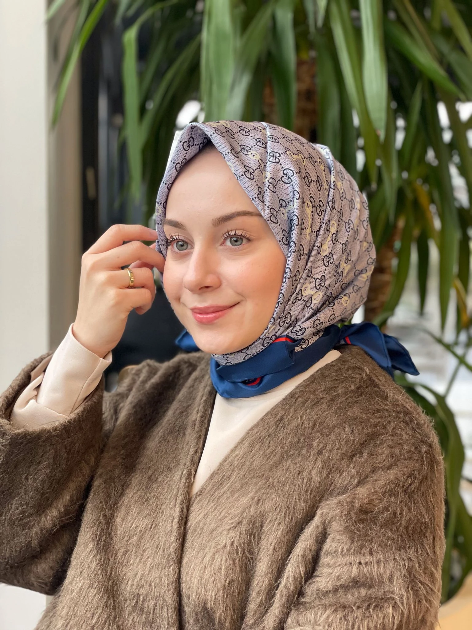 18 Sima İthal Twill İpek Eşarp