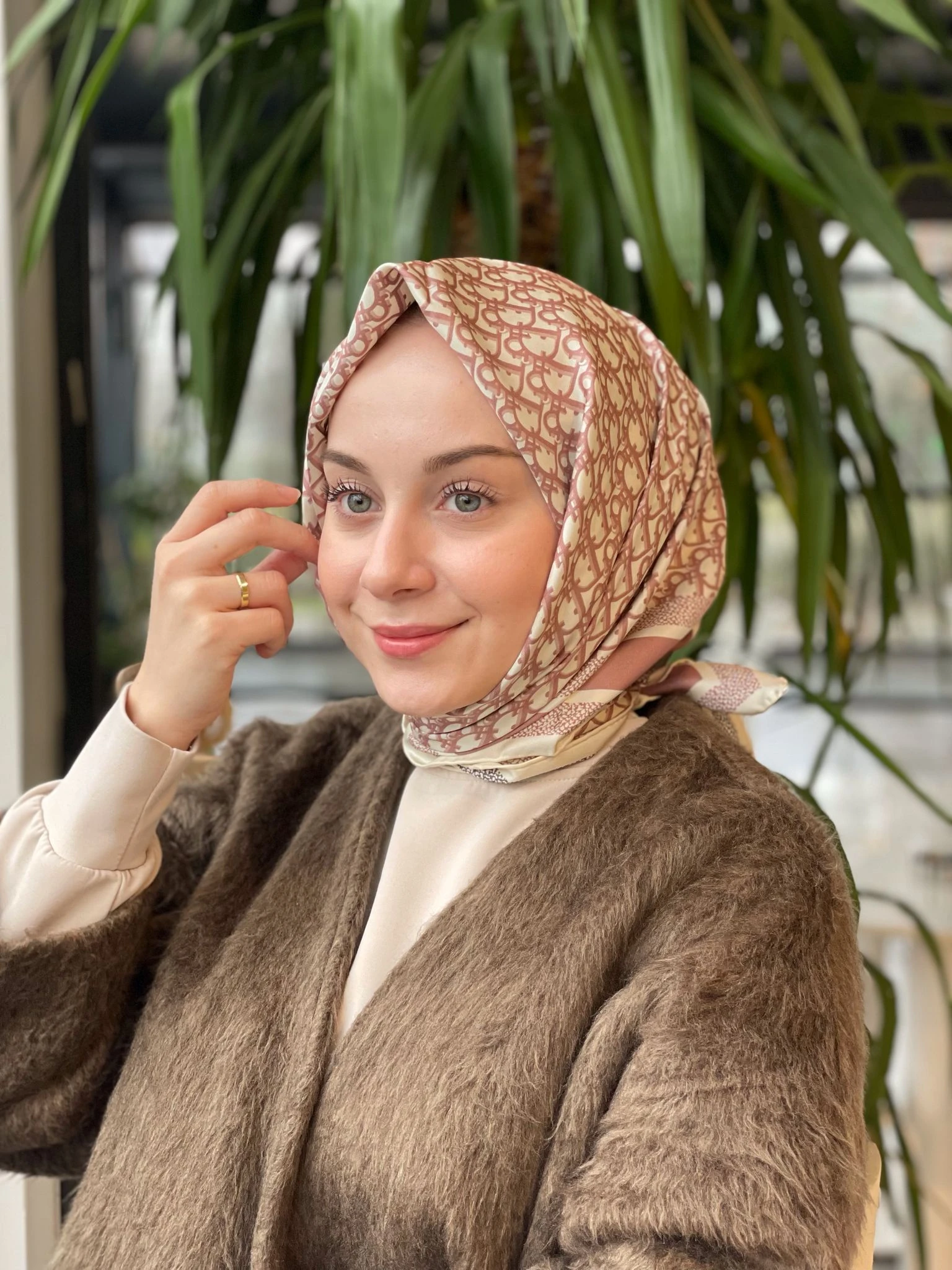 19 Sima İthal Twill İpek Eşarp