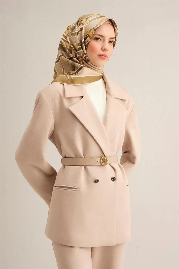 34 Armine Twill İpek Eşarp 9315D