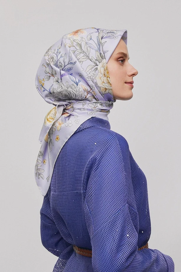82 Armine Twill İpek Eşarp 9347D