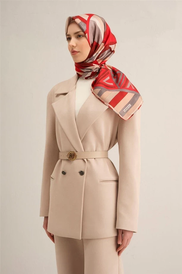 84 Armine Twill İpek Eşarp 9336D