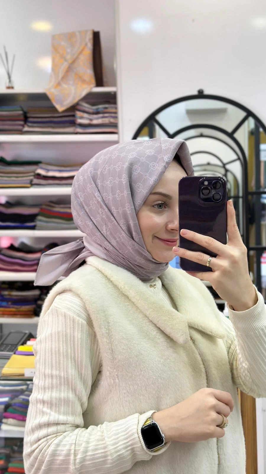 991 Aker Elegance Monogram Eşarp 1090500