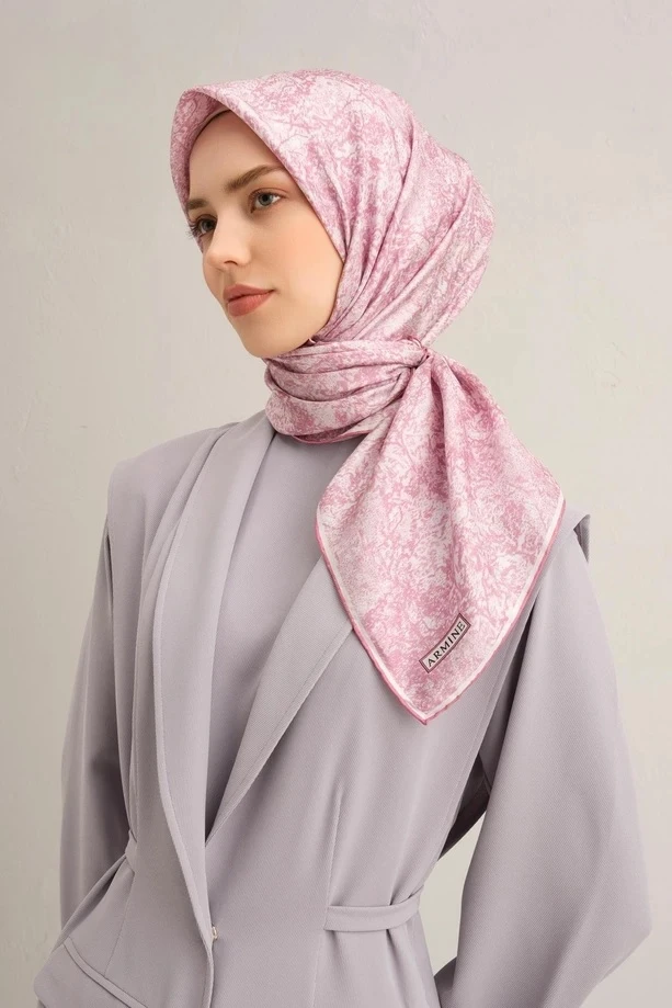 01 Armine Sura İpek Eşarp 9311D