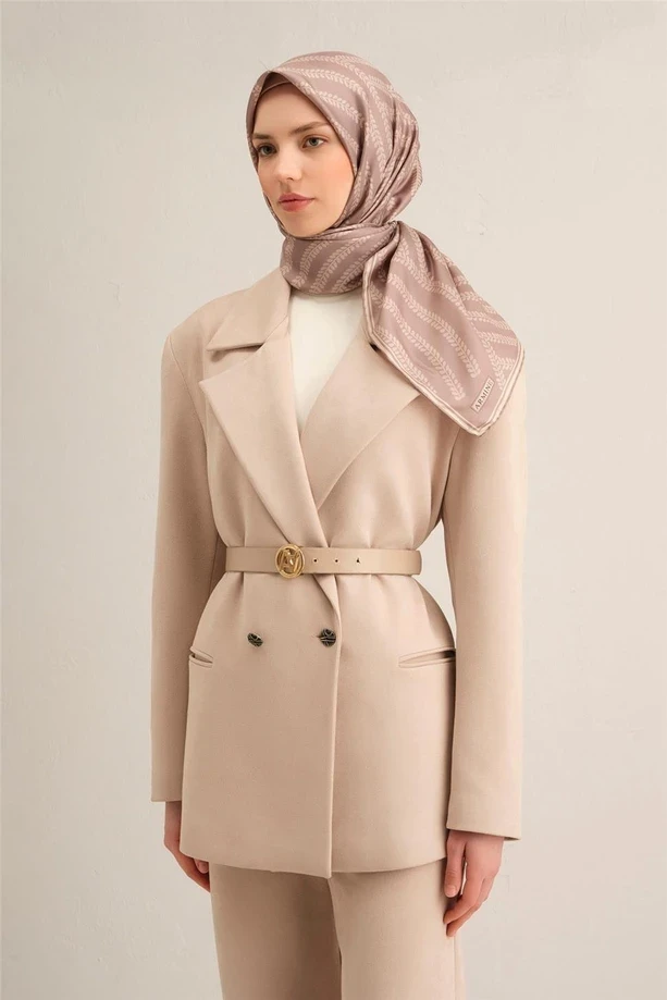 02 Armine Twill İpek Eşarp 9351D