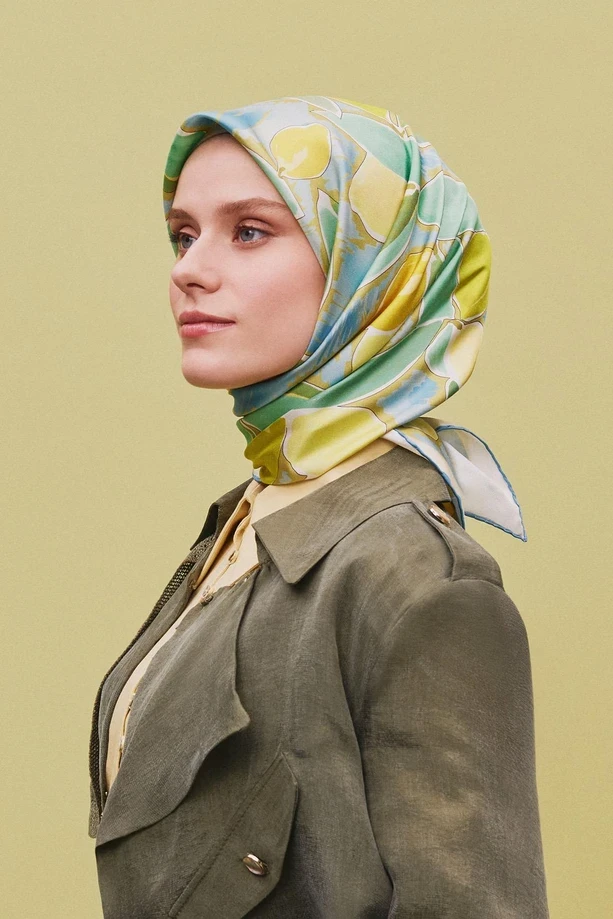 04 Armine Twill İpek Eşarp 9314D