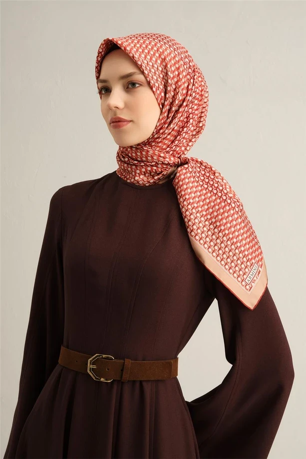 07 Armine Twill İpek Eşarp 9319D