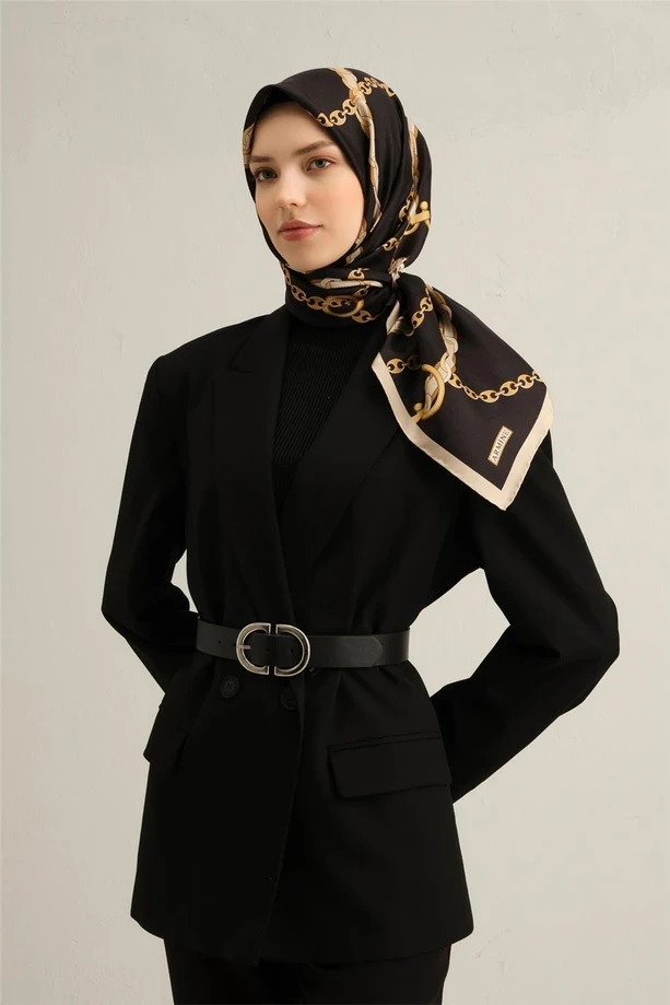 09 Armine Sura İpek Eşarp 9346D