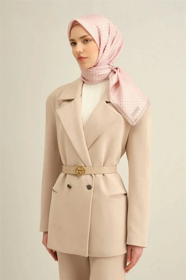 09 Armine Twill İpek Eşarp 9345D