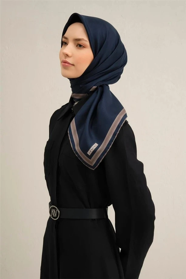 09 Armine Twill İpek Eşarp 9356D