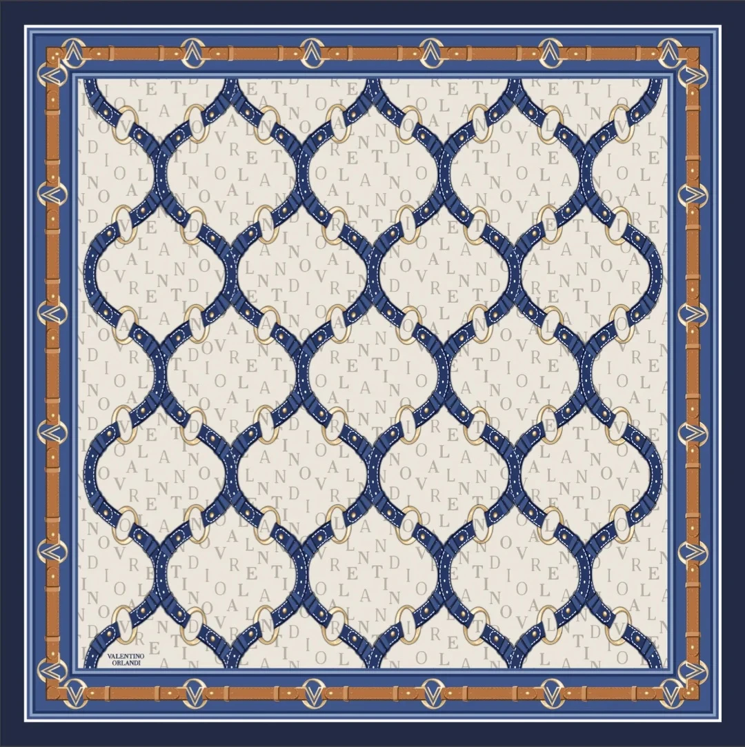 1 Valentıno Orlandı Twill İpek Eşarp 5