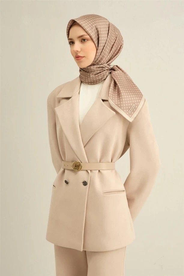 12 Armine Sura İpek Eşarp 9345D
