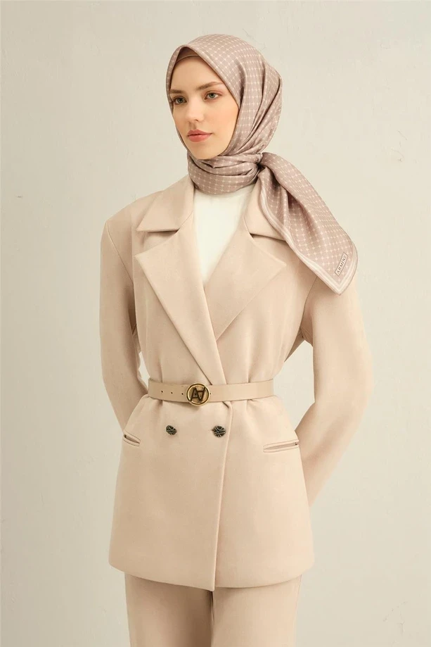14 Armine Sura İpek Eşarp 9345D