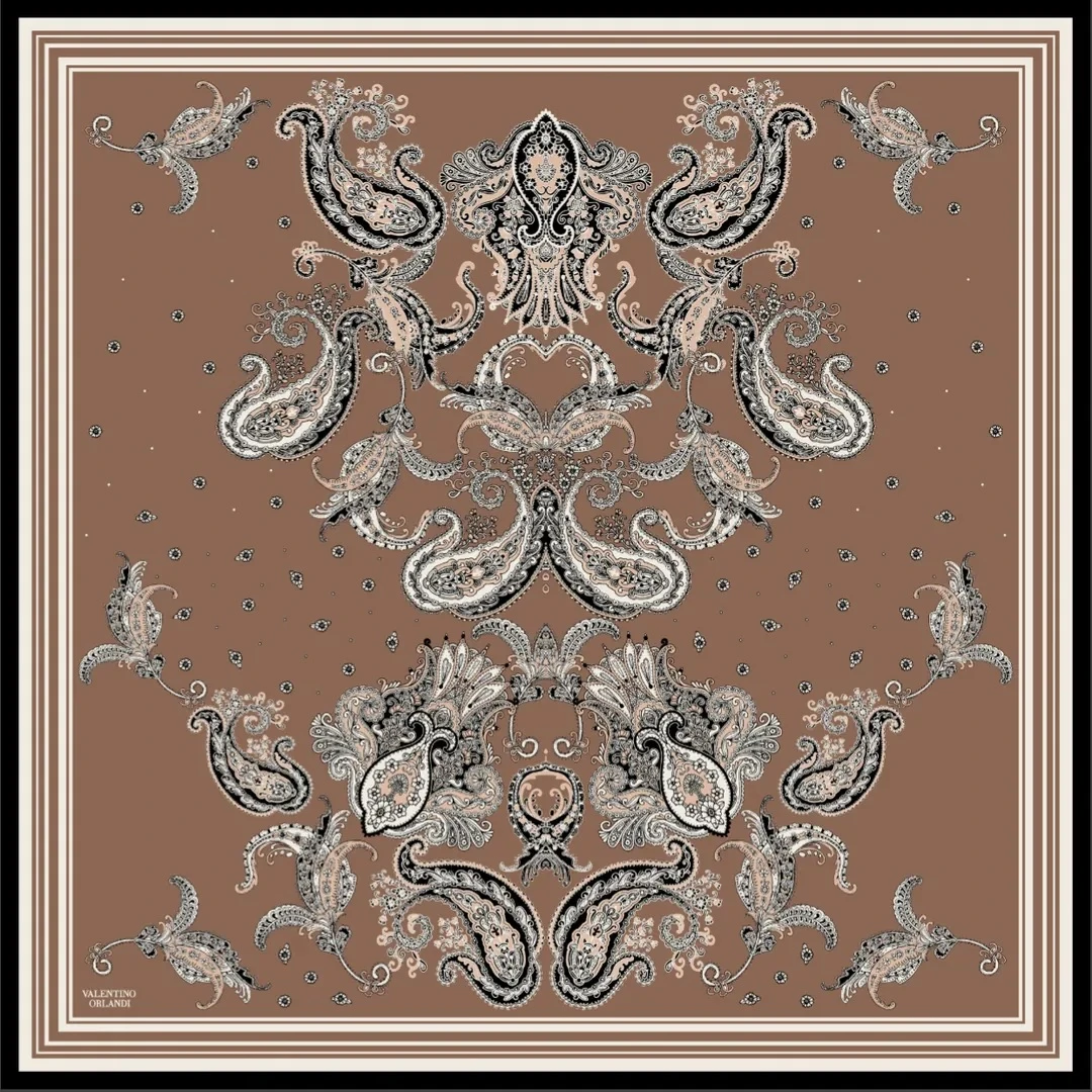 3 Valentıno Orlandı Twill İpek Eşarp 4