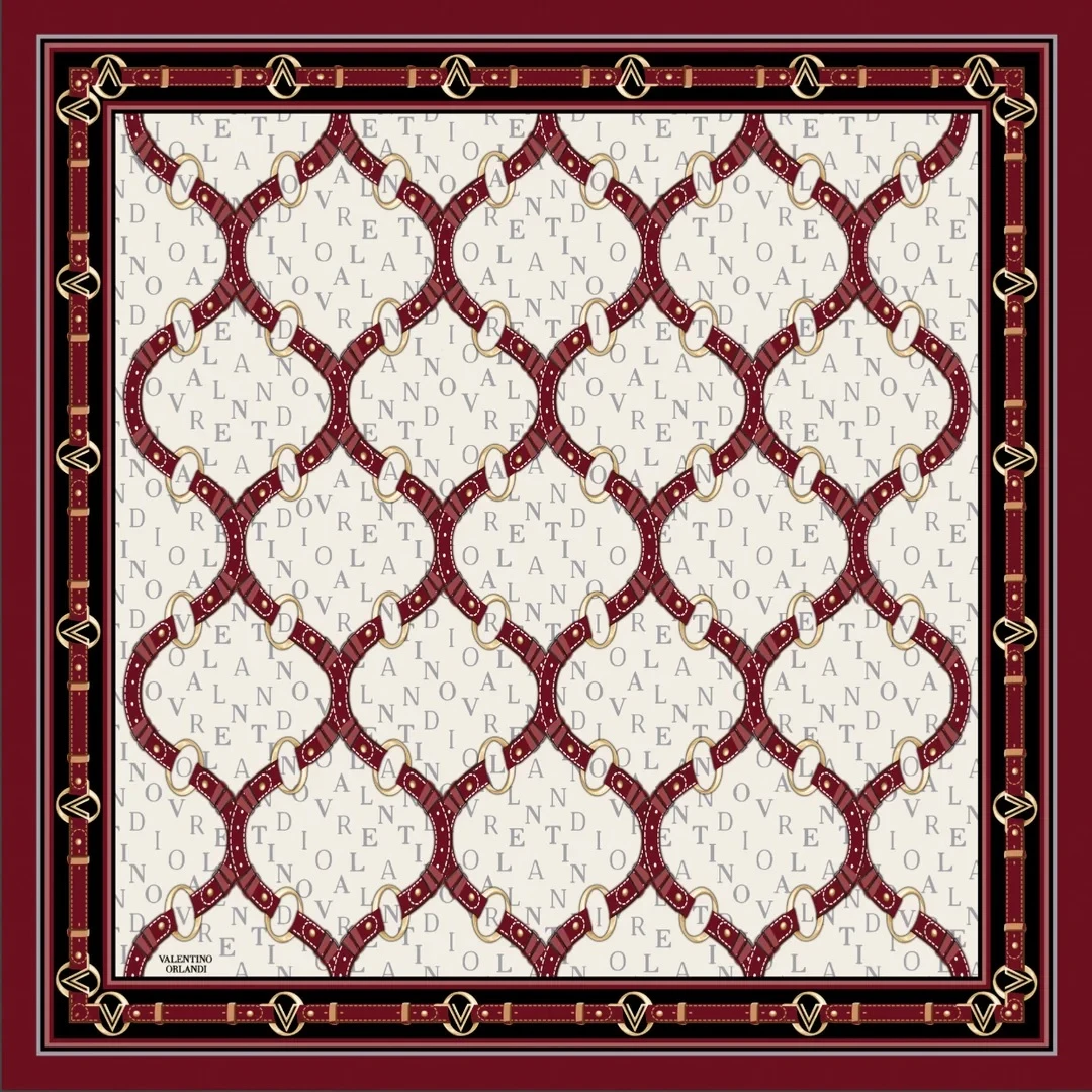 3 Valentıno Orlandı Twill İpek Eşarp 5