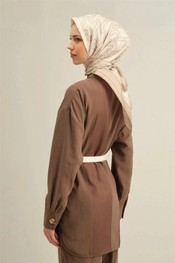 34 Armine Twill İpek Eşarp 9343D