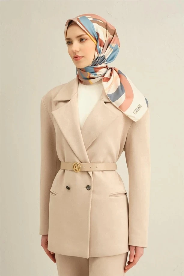 38 Armine Twill İpek Eşarp 9328D