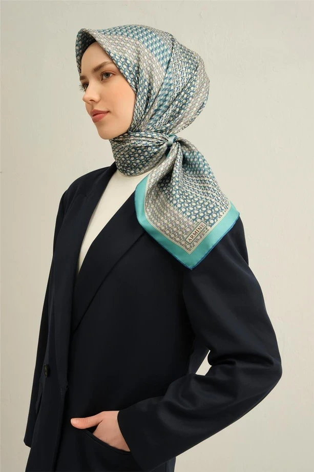 50 Armine Twill İpek Eşarp 9319D