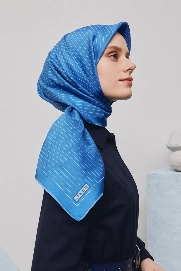 50 Armine Twill İpek Eşarp 9348D