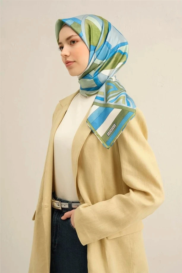 51 Armine Twill İpek Eşarp 9336D