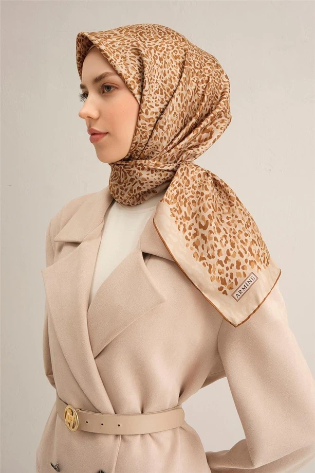 52 Armine Twill İpek Eşarp 9352D