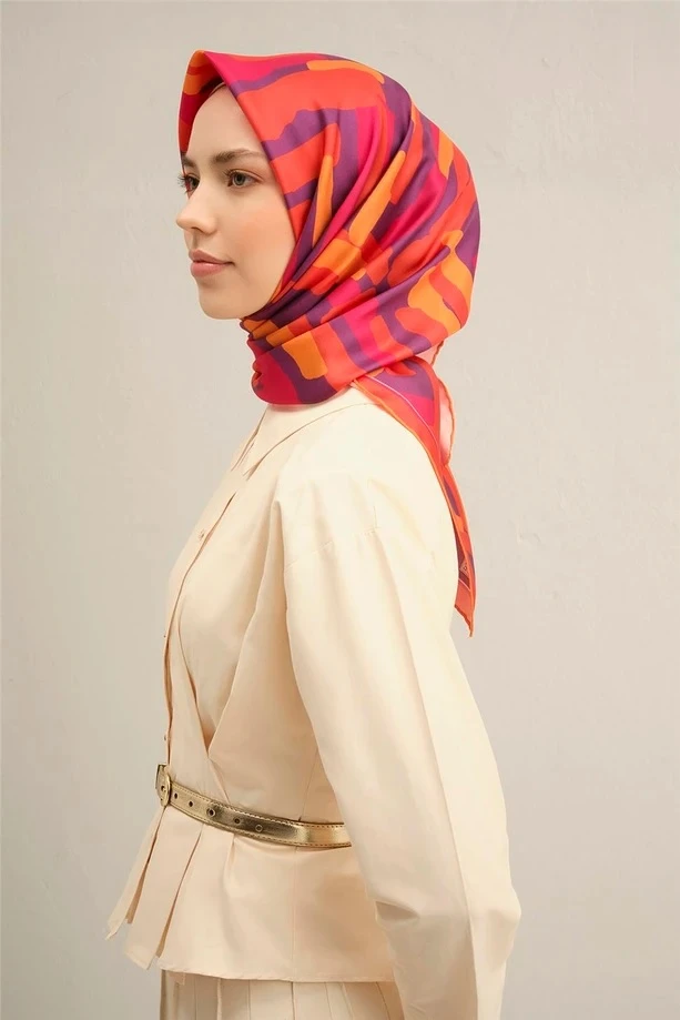 54 Armine Twill İpek Eşarp 9303D