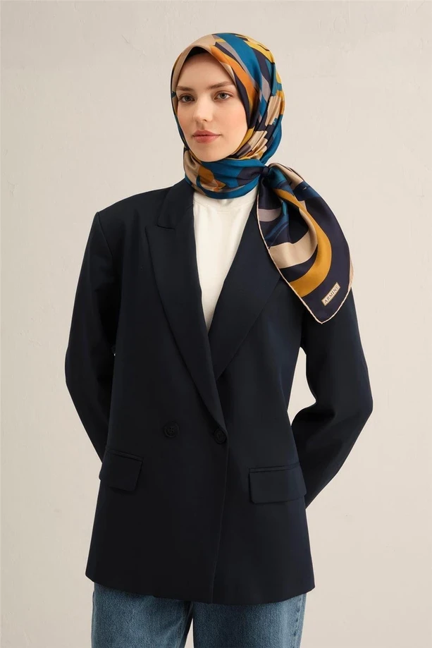 56 Armine Sura İpek Eşarp 9328D