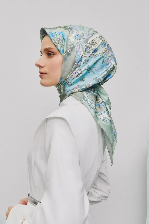 56 Armine Twill İpek Eşarp 9338D
