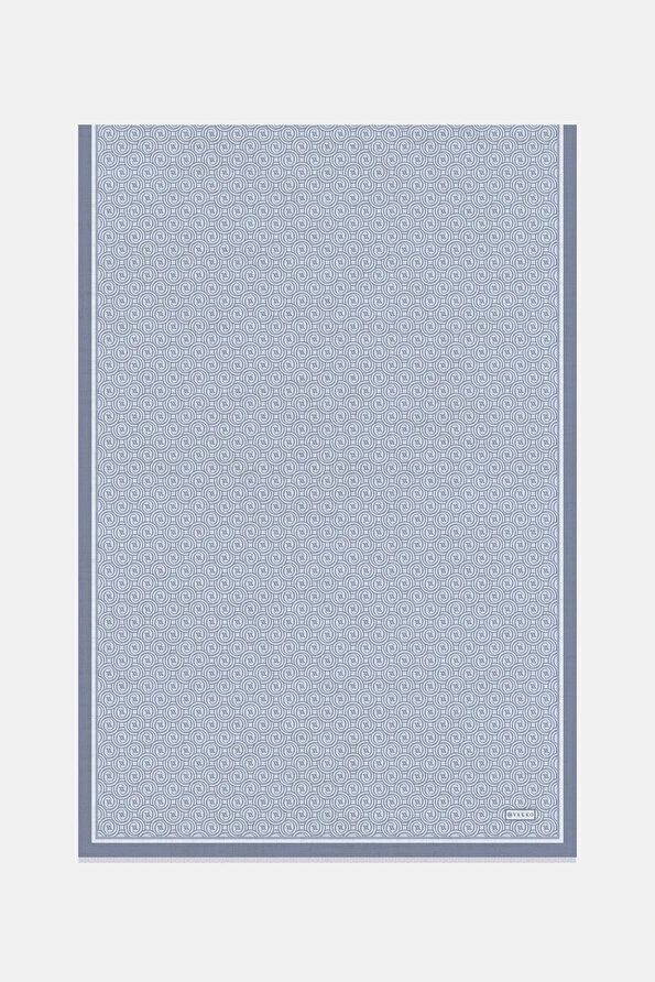 7643 Vakko Yeni Monogram Twill İpek Şal