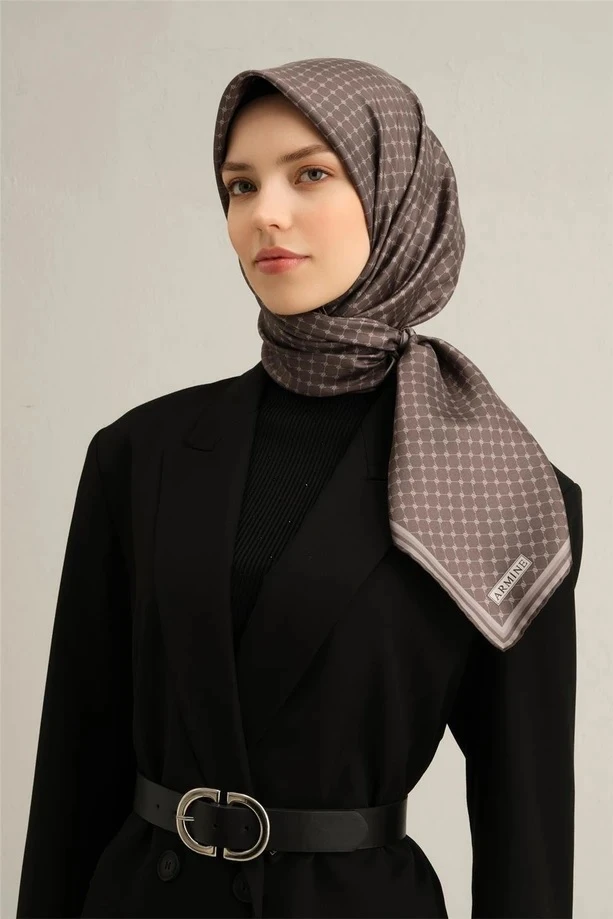 80 Armine Twill İpek Eşarp 9345D