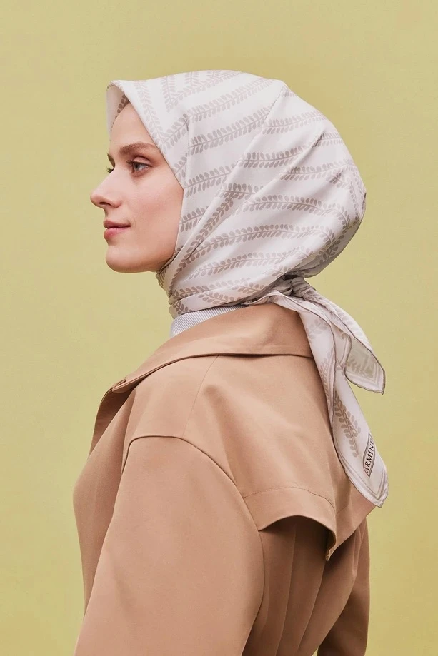 80 Armine Twill İpek Eşarp 9351D