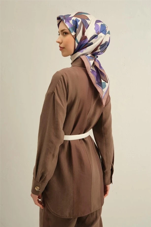 81 Armine Twill İpek Eşarp 9312D