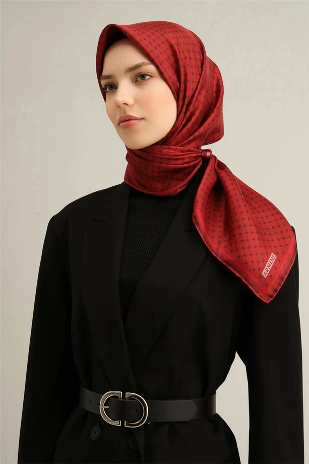 81 Armine Twill İpek Eşarp 9345D