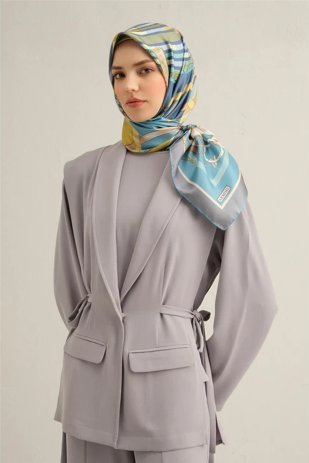 84 Armine Twill İpek Eşarp 9315D