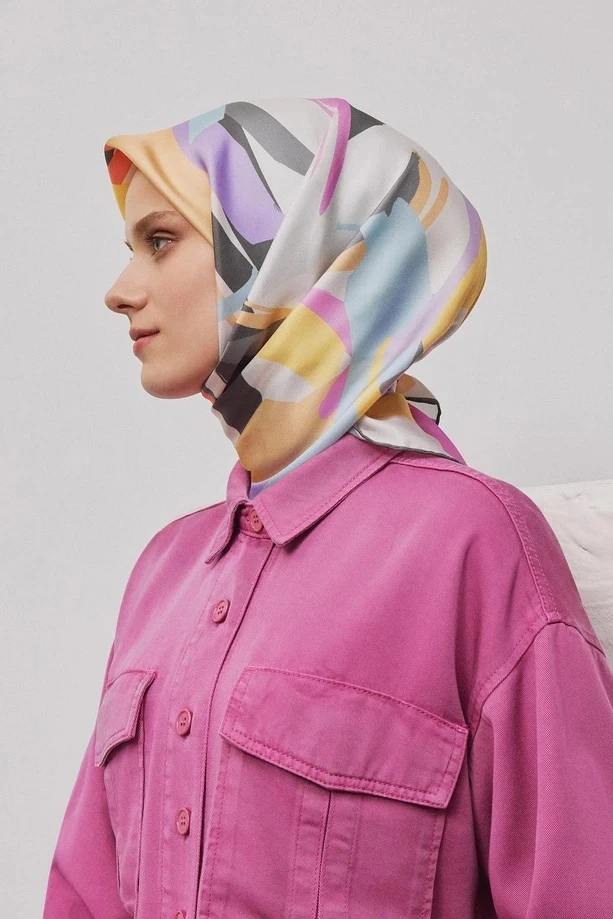 84 Armine Twill İpek Eşarp 9328D