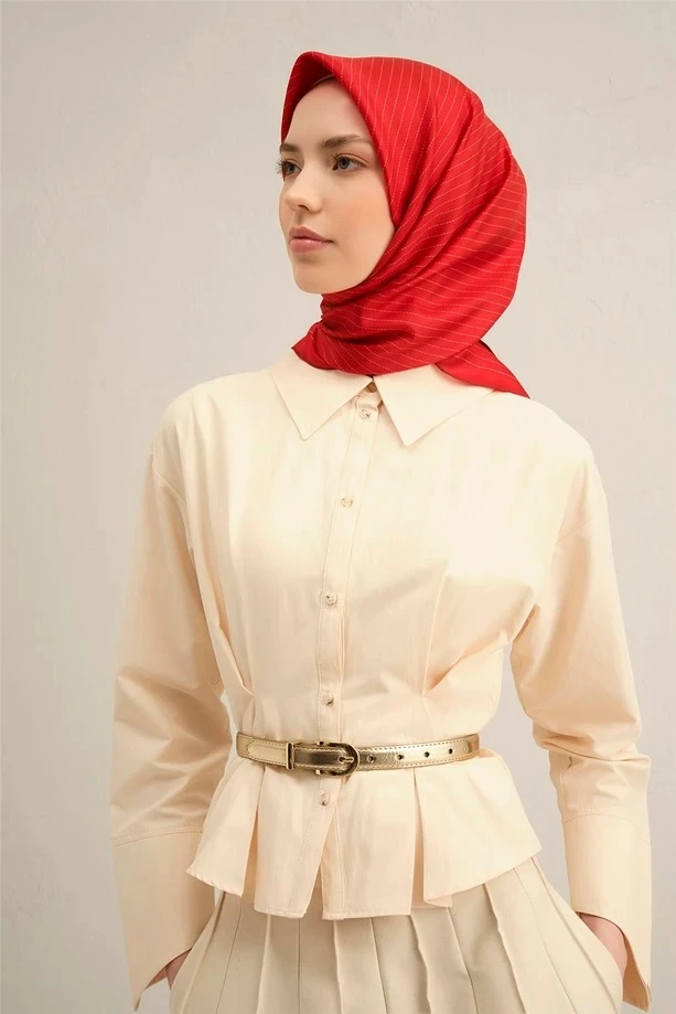 85 Armine Twill İpek Eşarp 9348D
