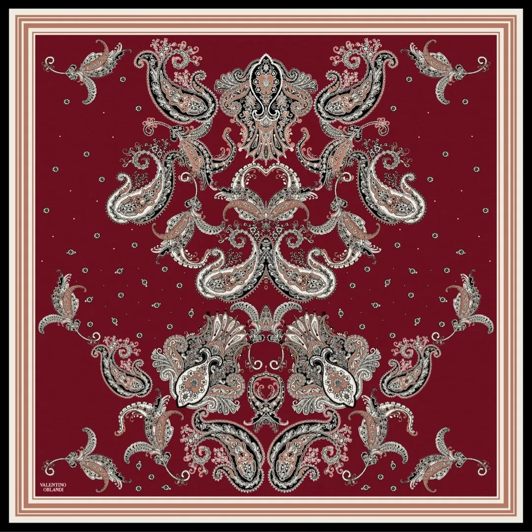 9 Valentıno Orlandı Twill İpek Eşarp 4