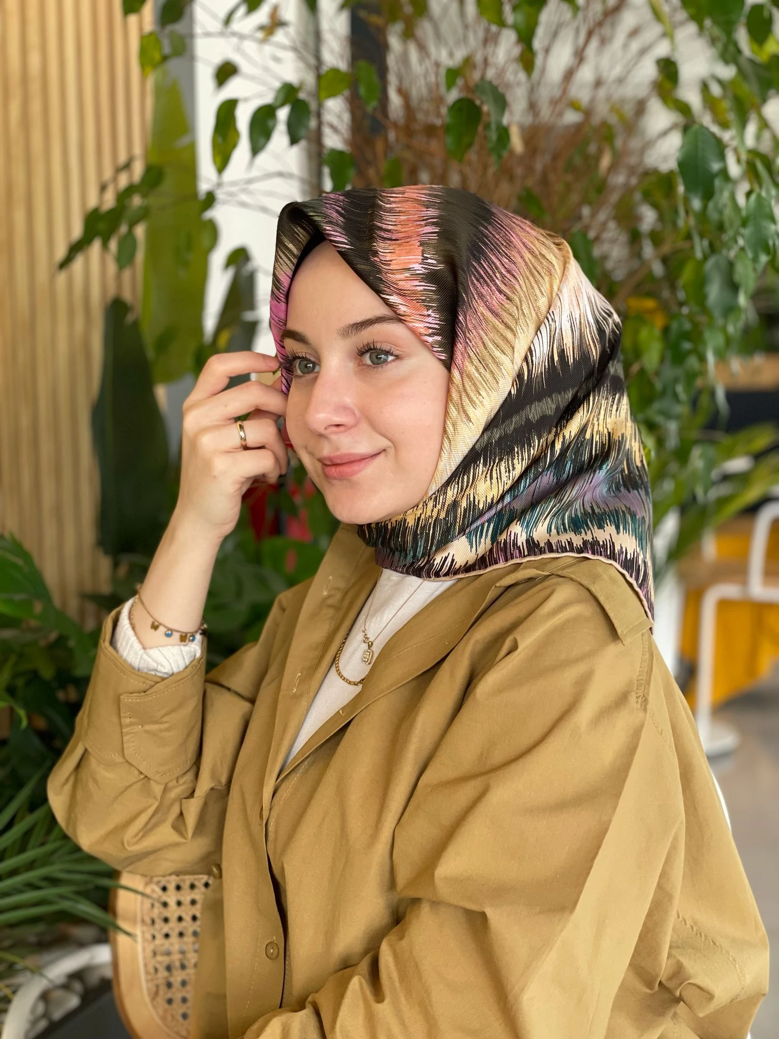 931 Cacharel Twill İpek Eşarp 8739313