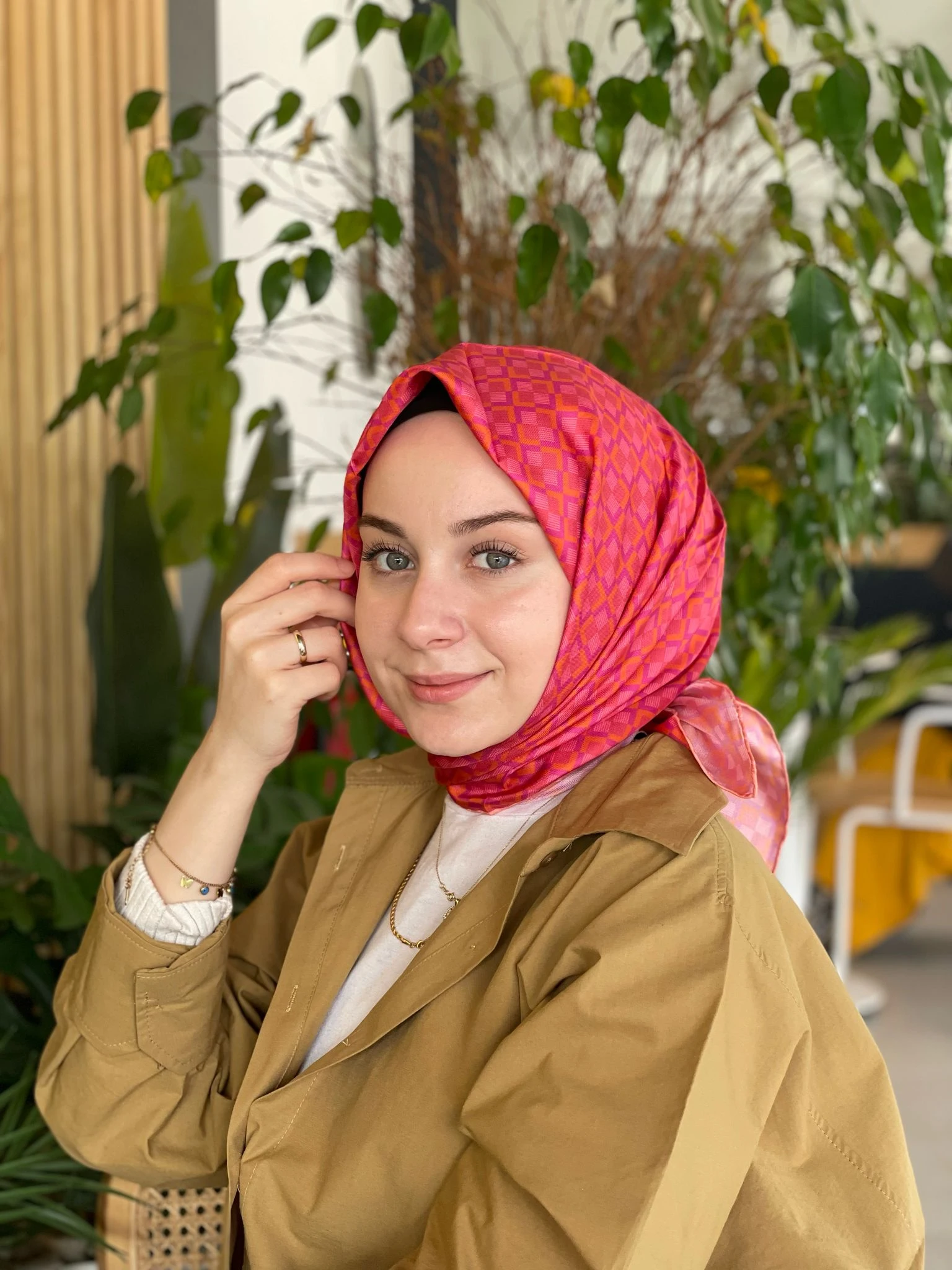 961 Aker Twill İpek Eşarp 8975713